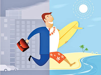 مرخصی کارگران و کارمندان